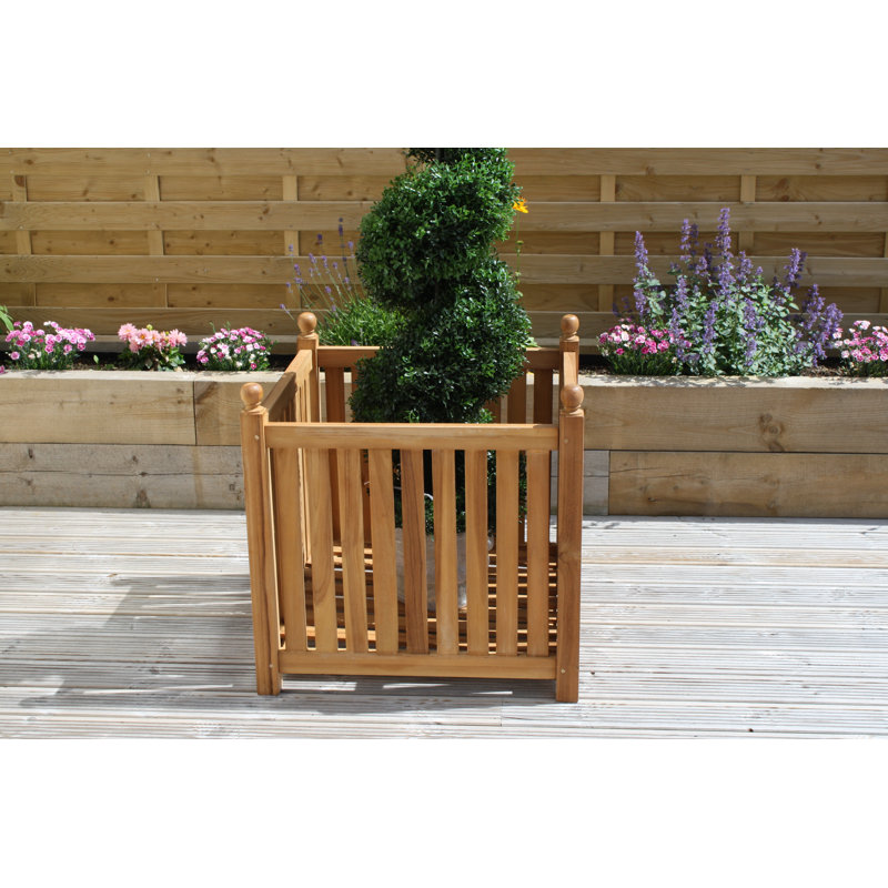 Veans Wood Planter Box, 45 cm H x 45 cm W x 45 cm D