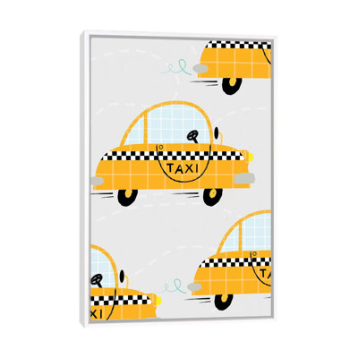 On the Road Taxis - impression d'art graphique