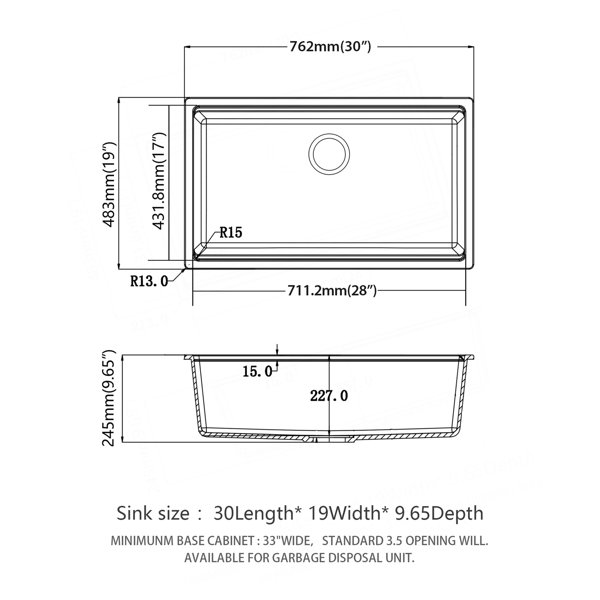 Dimensions du produit