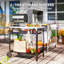 80cm H x 100cm W BBQ Trolley