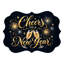 Cintre pour porte de couronne avec panneau magnétique interchangeable - Cheers to the New Year