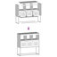 Sideboard 100.5X39x107 Cm Cold-Rolled Steel-1615440521