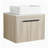 36 " Modern Design Float Bathroom Vanity With Ceramic Art Sink, White Flat Stone Slab and Small Storage Shelves,  Soft Closed Door,KD-Package (TOP-BAB110MOWH)