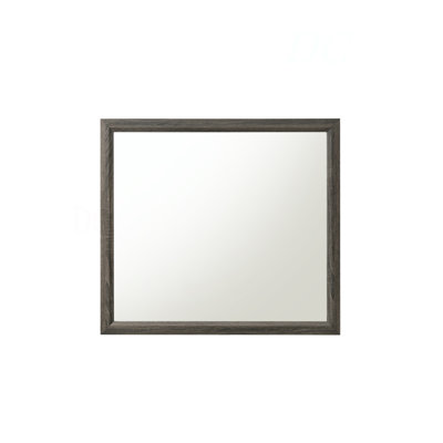 Valdemar Weathered Gray Finish Mirror