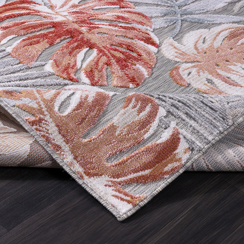 Tapis intérieur / extérieur gris / brun, Tapis de couloir 2 pi 2 po x 10 pi