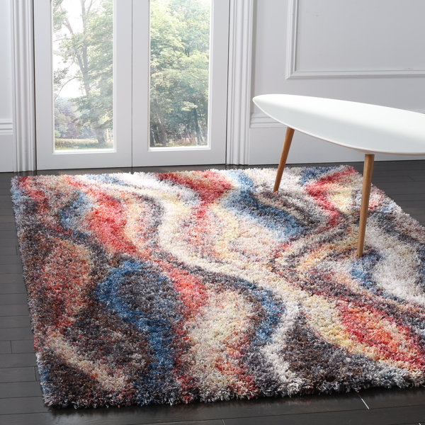 Ebern Designs Delma Performance Abstract Rug & Reviews | Wayfair