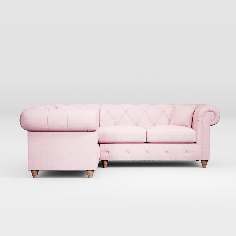 Ellrich 2 - Piece, Pink, Walnut