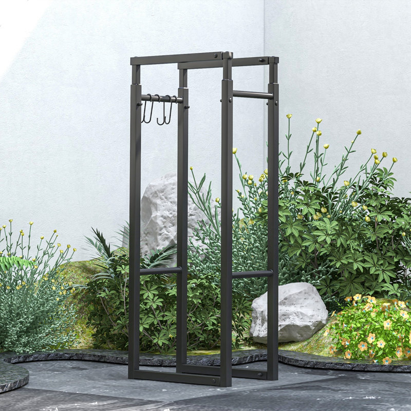Camyria 65cm W Metal Log Rack