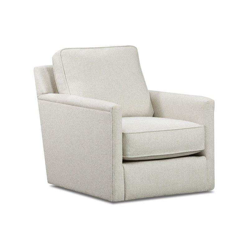 Fauteuil pivotant en coton et polyester Poof
