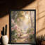 "Black Dreamy Rose Garden", art mural de style français, impressions encadrées-1592865815