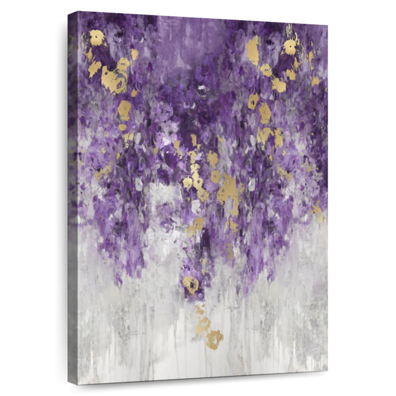 Avery Cascading Purple, 30" H x 20" W