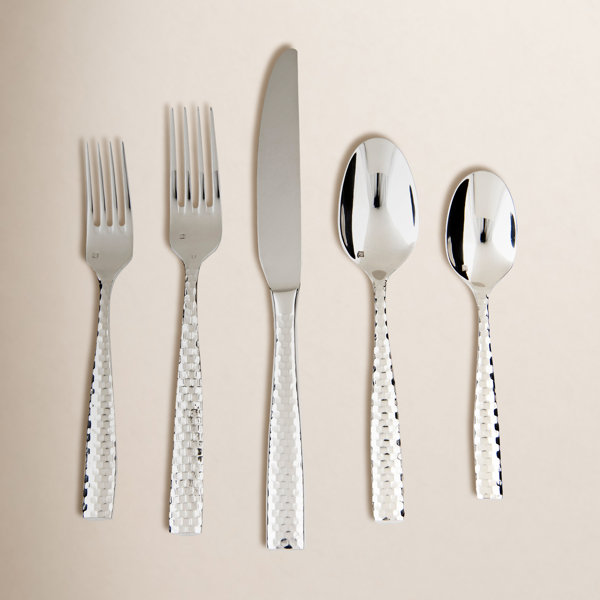 Fortessa Lucca Flatware Set, Service for 1 & Reviews | Birch Lane
