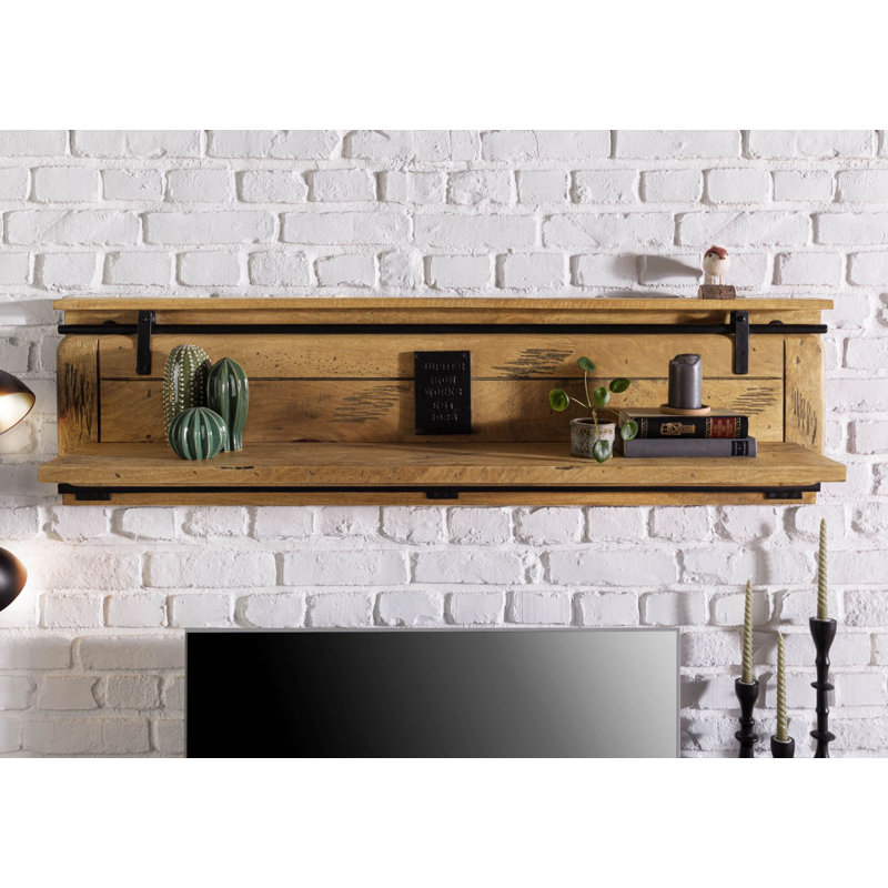 Railway Floating Shelf, 380cm H x 140cm W x 25cm D