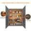 24"W * 30"H * 12"D Shaker White Wall Kitchen Cabinet with Adjustable Shelves-814792622-814792613