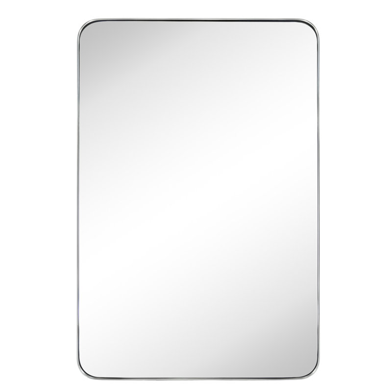 Miroir de salle de bain Kengston, 36 po x 24 po, Nickel brossé