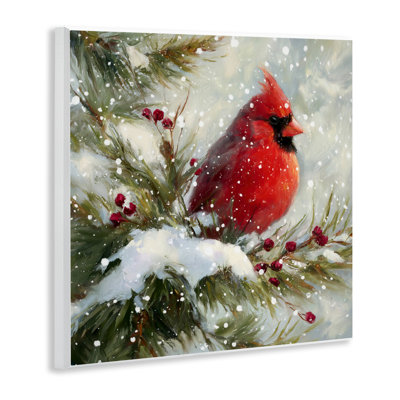 Winter's Red Jewel Wall Plaque, design by Tina LeCour