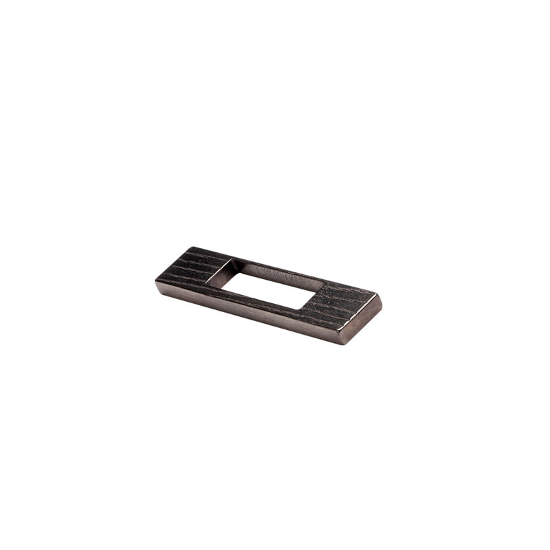 Edge Recessed Pull, White Bronze Dark