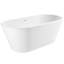 Baignoire de trempage autoportante en acrylique 63 po x 30 po