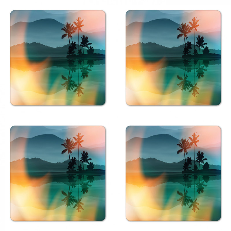 Sous-verre night ocean