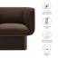 Fauteuil d'appoint en velours Tate Performance-101323706