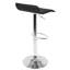 Tabouret de bar réglable Ale en cuir synthétique noir par Lumisource - ensemble de 2-1970799341