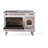 ILVE Nostalgie II Series Noblesse 48 inch Dual Fuel Range with 5 Sealed Burners, Griddle, Frenchtop (Glass Door)-112295556-112295552