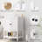 Modern Bathroom Vanity with Open Style Shelf