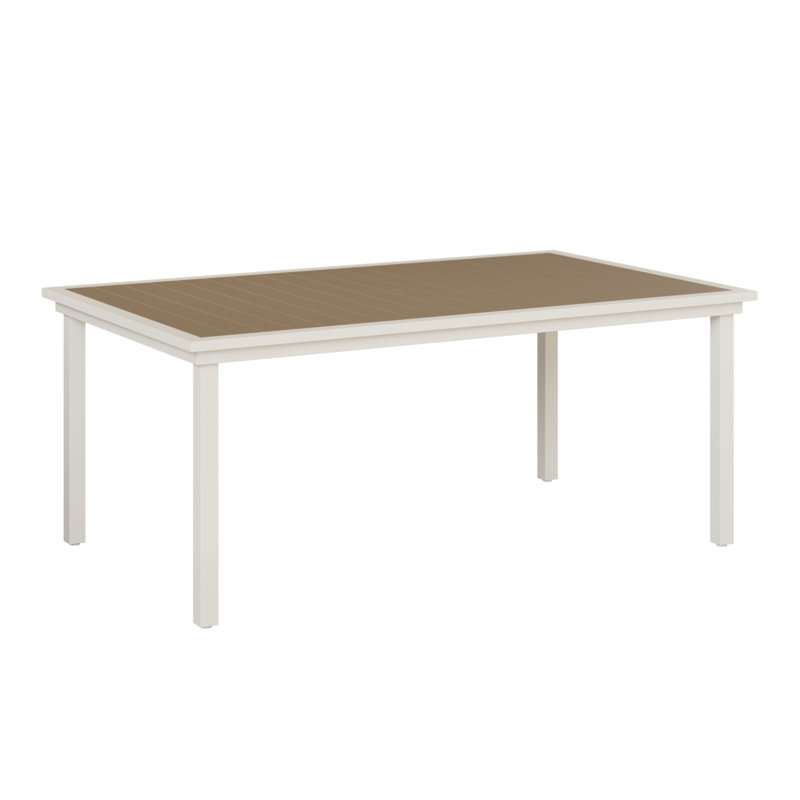Table de salle à manger Lumley, Bois vieilli