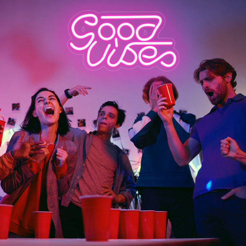 7'' Neon Sign, Pink