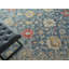 Oxford hand-knotted Ghazni Wool Blue Area Rug-1765581464