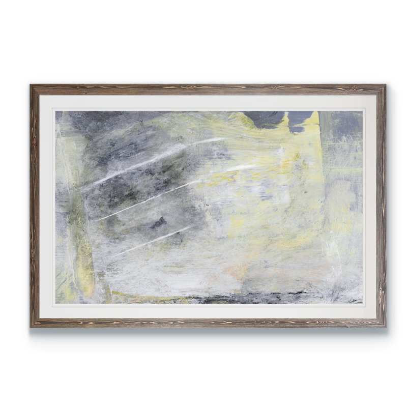 « hushed ii » par paul cezanne-cadre photo, reproduction d’art, H 16 po x l 22 po x p 2 po, Impression encadrée, moka