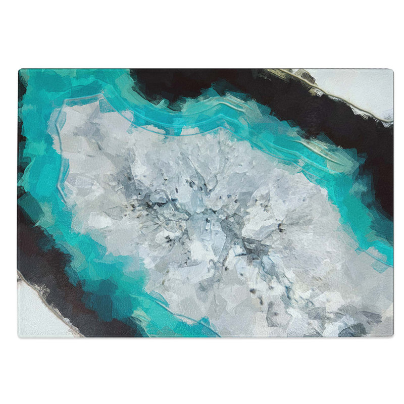 Glass Friends in Abstract Chopping Board, 28.5 cm W x 20 cm L