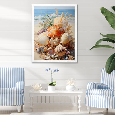 Photo de plage, coquillage, collage V - animaux, impressions d'art mural