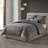 N Natori Hanae Cotton Blend Yarn Dyed Duvet Cover Set-466039946-466039947