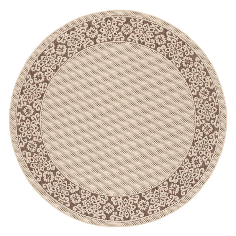 Tapis oriental d'intérieur / extérieur Pharrell Performance, Rond 6 pi 7 po