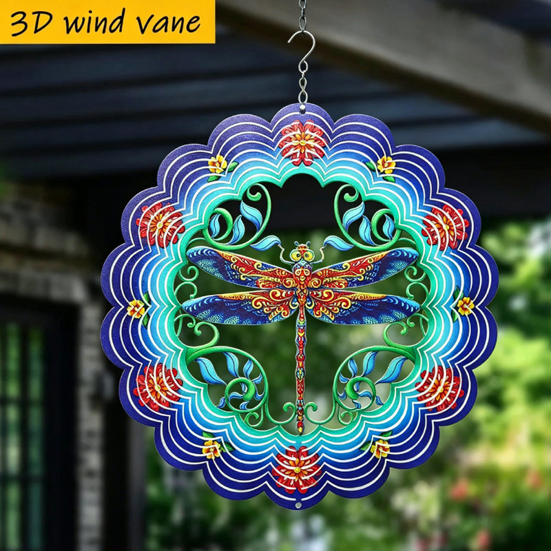 Décoration de jardin 12 pouces 3D, Q