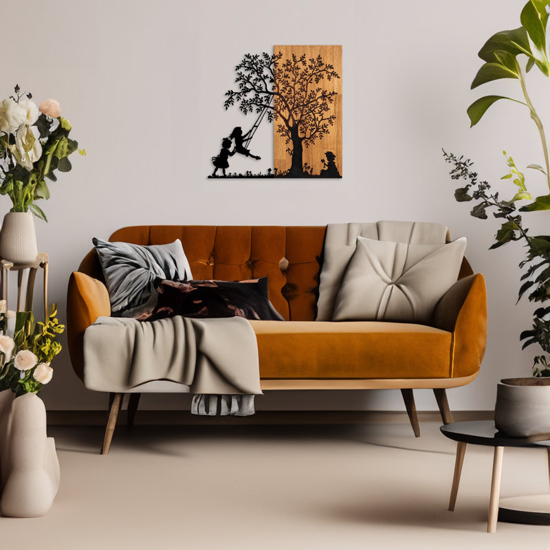 Décoration murale en bois