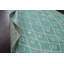 Tapis turquoise à teinture végétale marocain noué à la main 8 x 10