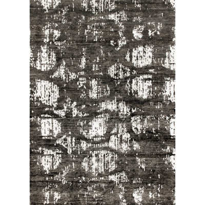 One-of-a-Kind 6'2" X 9' Viscose Area Rug in Brown