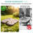 Outdoor Rocking Chair Cushion Replacement, Thick 6.3" Waterproof Patio Egg Chair Seat Pad-1468009084