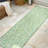 Debbe Vintage Filigree Textured Weave Green/Ivory Indoor/Outdoor Rug-2076213209