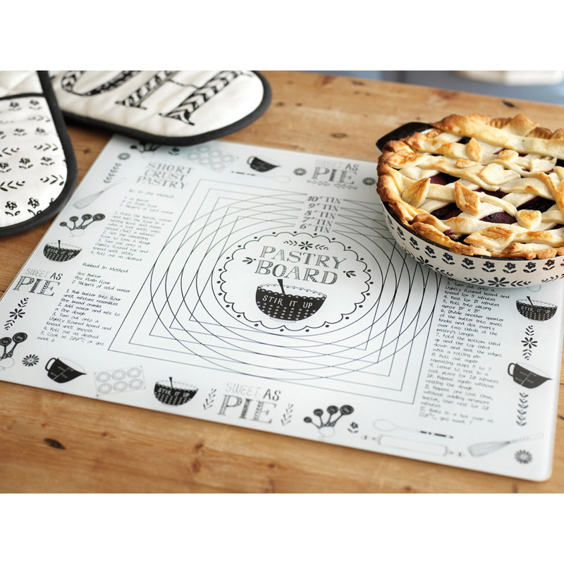 Stir It Up Glass Pastry Board