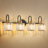 Gjystina 3-Light Dimmable Gold-Black/Chrome Crystal Vanity Light-2001491335-2001491329
