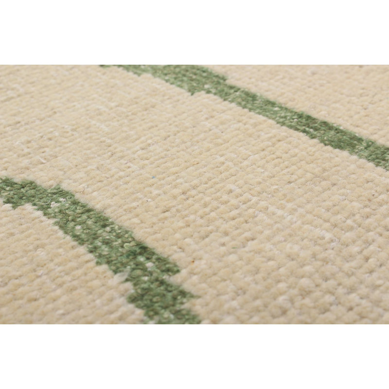 Tapis unique noué à la main des années 2010 de 5 pi 2 po x 7 pi 11 po brun Fjoralba