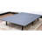 Upholstered Mattress Platform - Black + Gray, Adjustable 6, 1000 Lbs Support, Plywood Base And-511895060