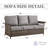 Tapash 78'' Wicker Outdoor Patio 3-Seat Rattan Sofa with Comfortable Cushions - Weatherproof Wicker Couch for Patio, Garden, Backyard Porch-1770370180