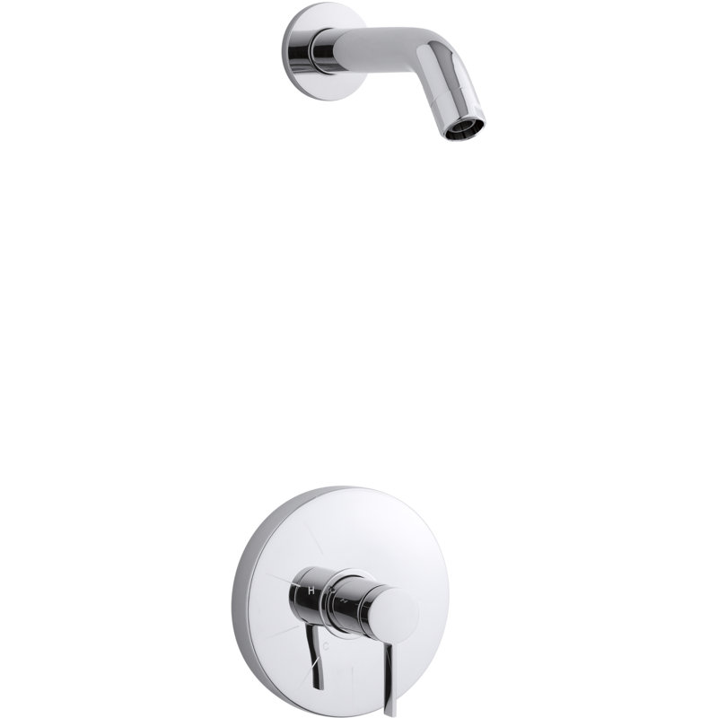 Kohler Stillness Rite-Temp Shower Valve Trim with Lever Handle, Less Showerhead
