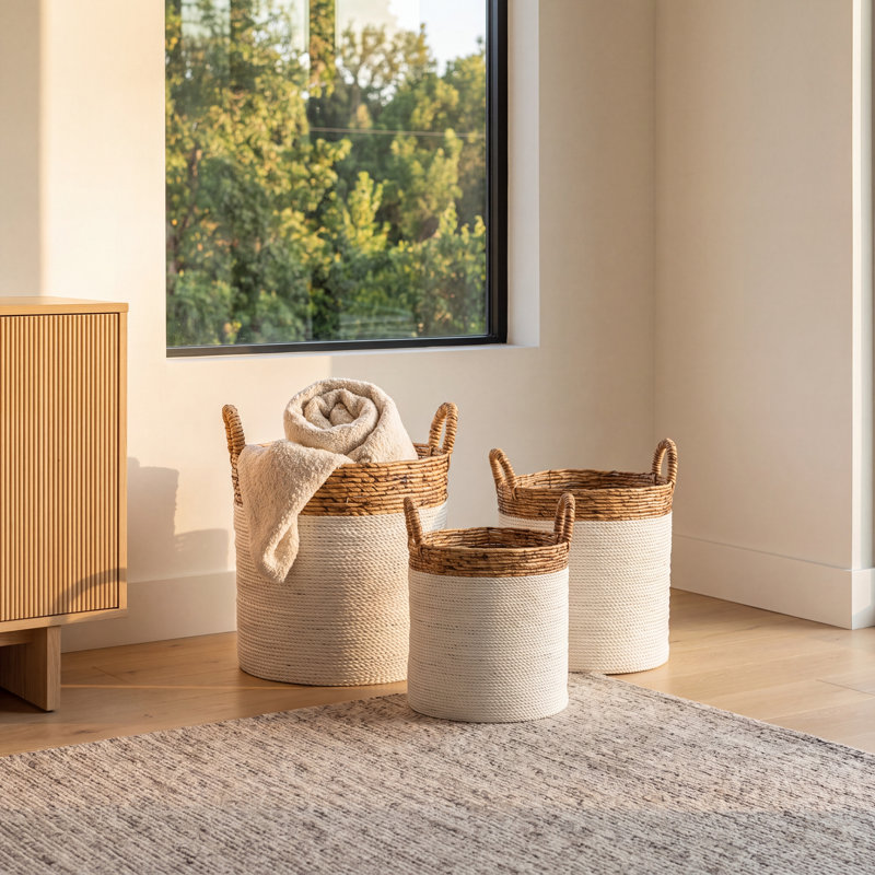 Joss & Main Seagrass Decorative Basket