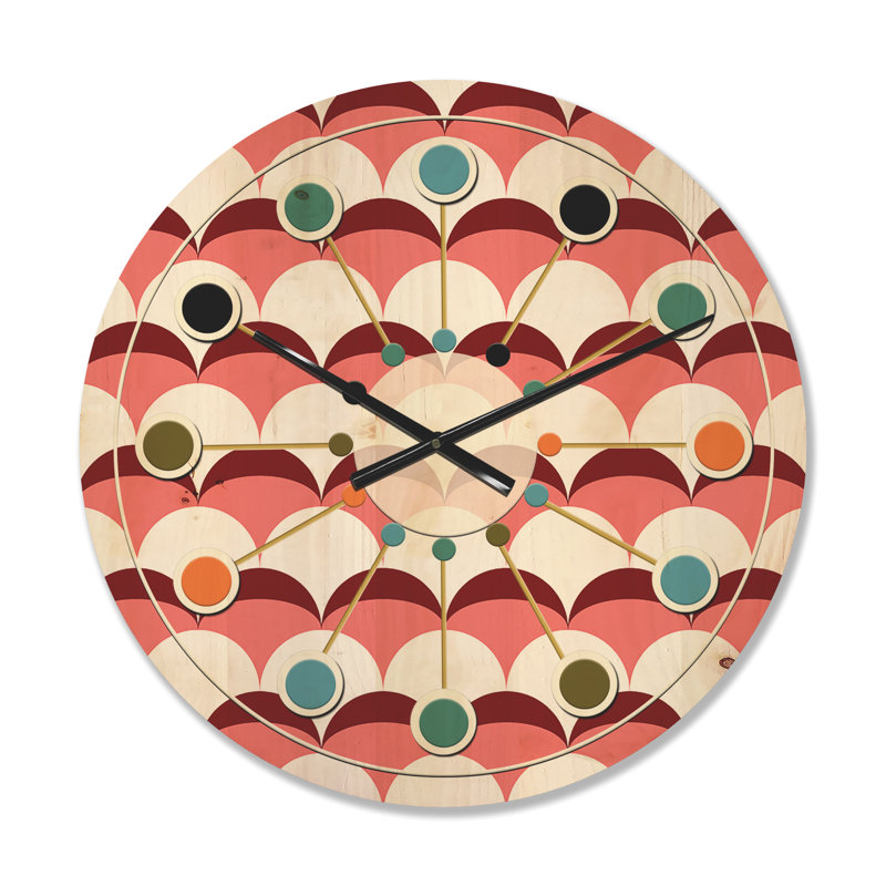 Horloge murale géométrique V, Moyen