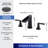 Widespread 2-handle Bathroom Faucet with Drain Assembly-83674727
